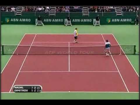 Grigor Dimitrov vs Nadal -Dimitrovs great touch