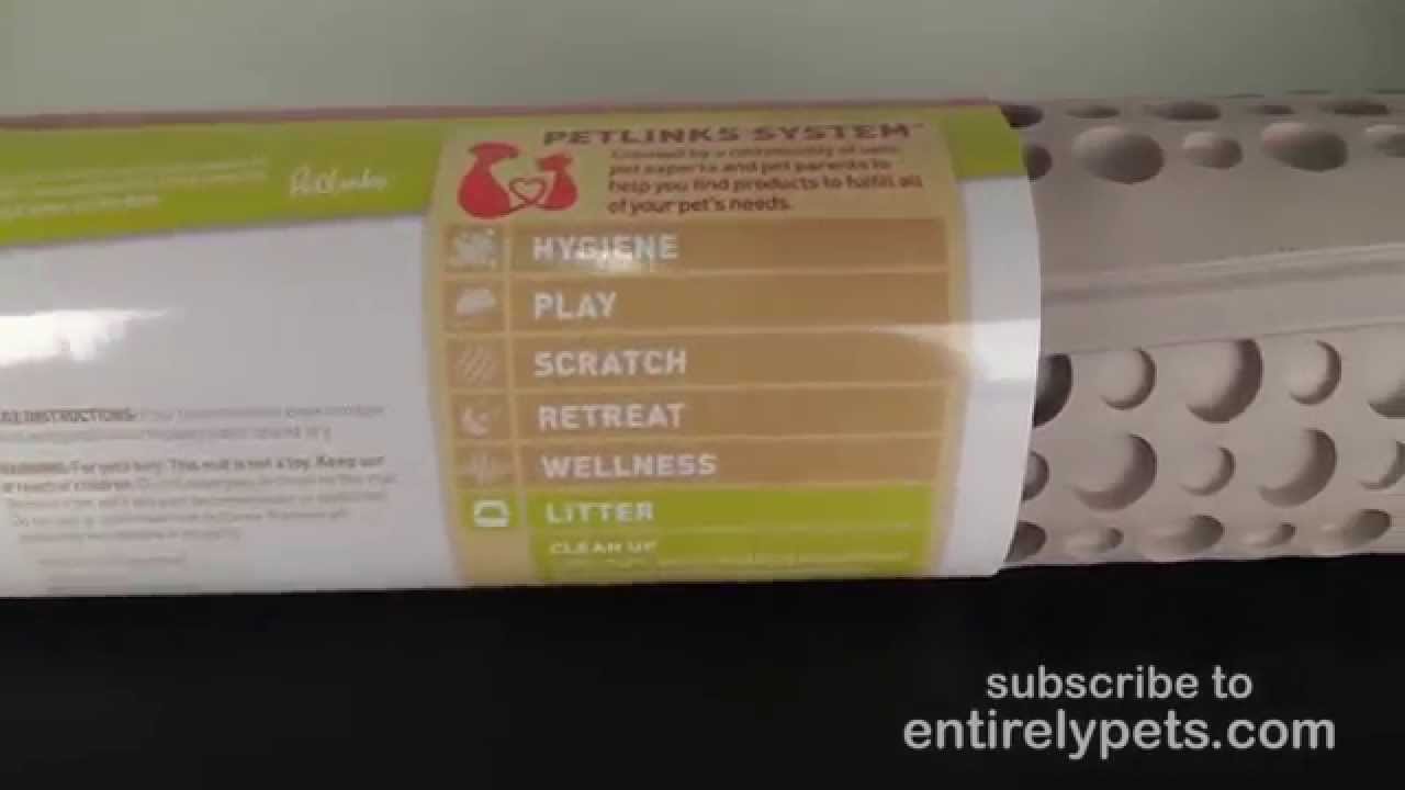 petlinks purrfect paws litter mat