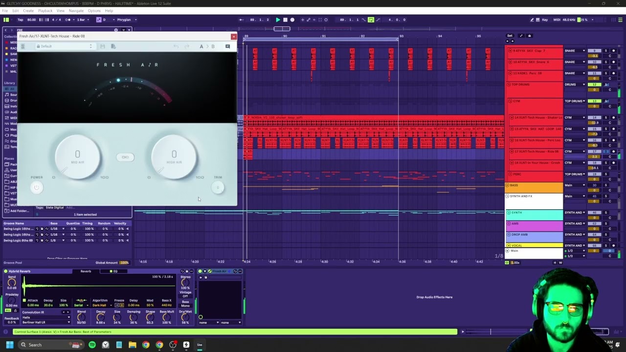Alchemy of Production - WHOMPUS COLLAB - GETTIN READY TO PLAY LIVE