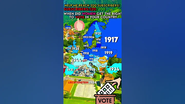 When did women get the right to vote in your country | #mapping #education #mapper #geography #fyp