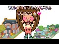 ✨️💗COMPRANDO DUAS CASAS NOVAS💗🏠   TOCA LIFE WORLD - BELA EM CENA GAMES