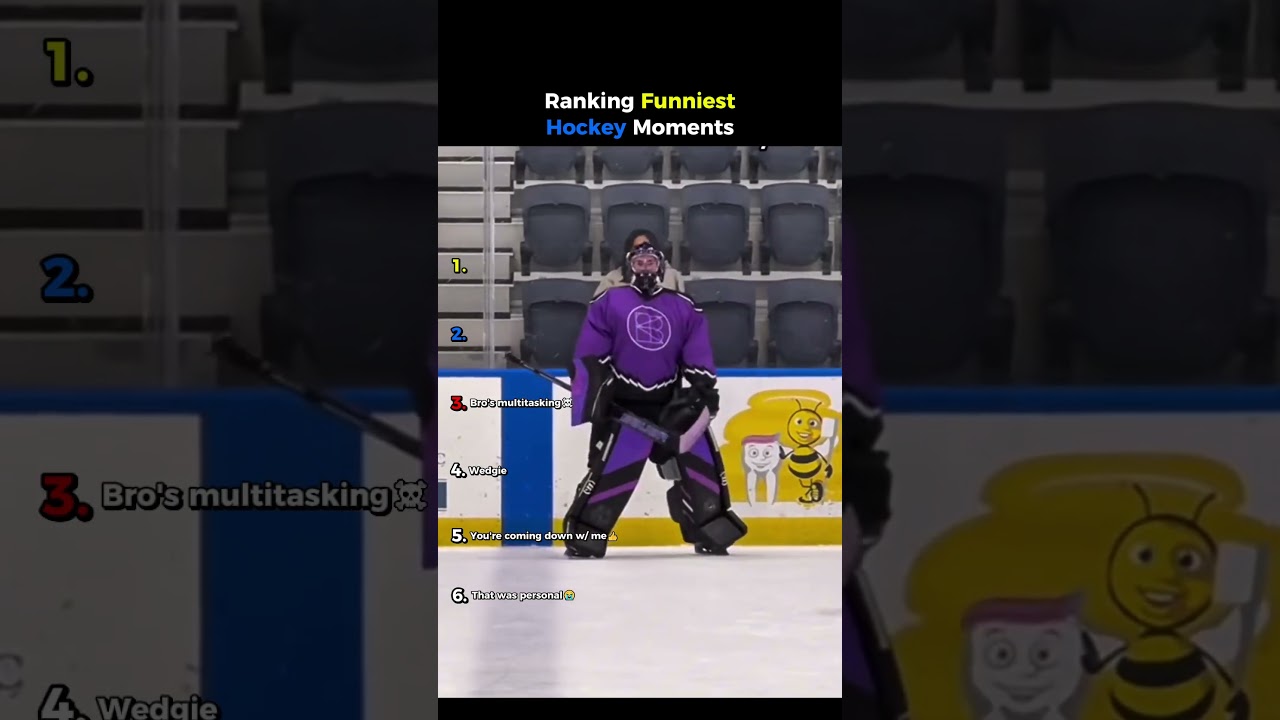 Ranking Funniest Ice Hockey Moments 😭