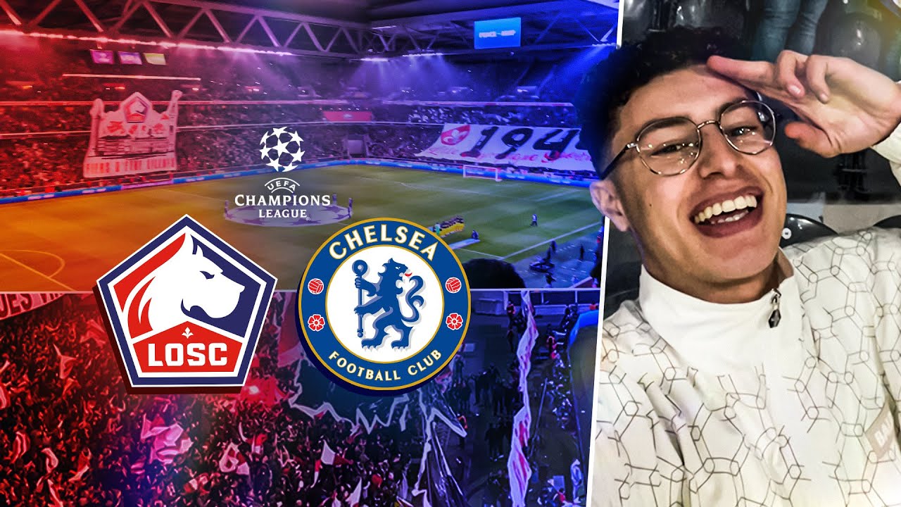 Lille OSC Vs. Chelsea - UCL Satdium Vlog - Electric Scenes🔥 - OussiFooty