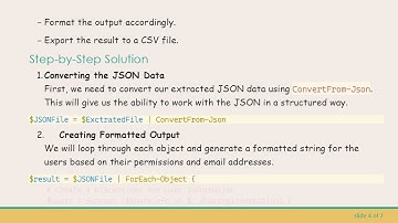 How to Merge Embedded JSON Objects with PowerShell for CSV Export