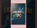 Recyclable Paper Trading में Revolution? Exim Routes IPO Analysis,NSE Emerge IPO,#shorts #NSEIPO#yt