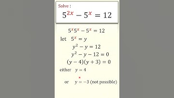 Solving Exponential Equation I Olympiad I #shorts #youtubeshorts #shortsfeed