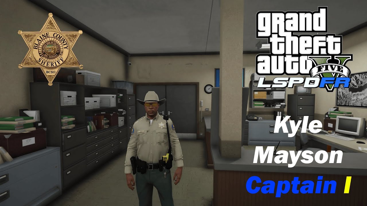 [NO COMMENTARY] GTA V LSPDFR - BCSO, Kyle Mason Captain I