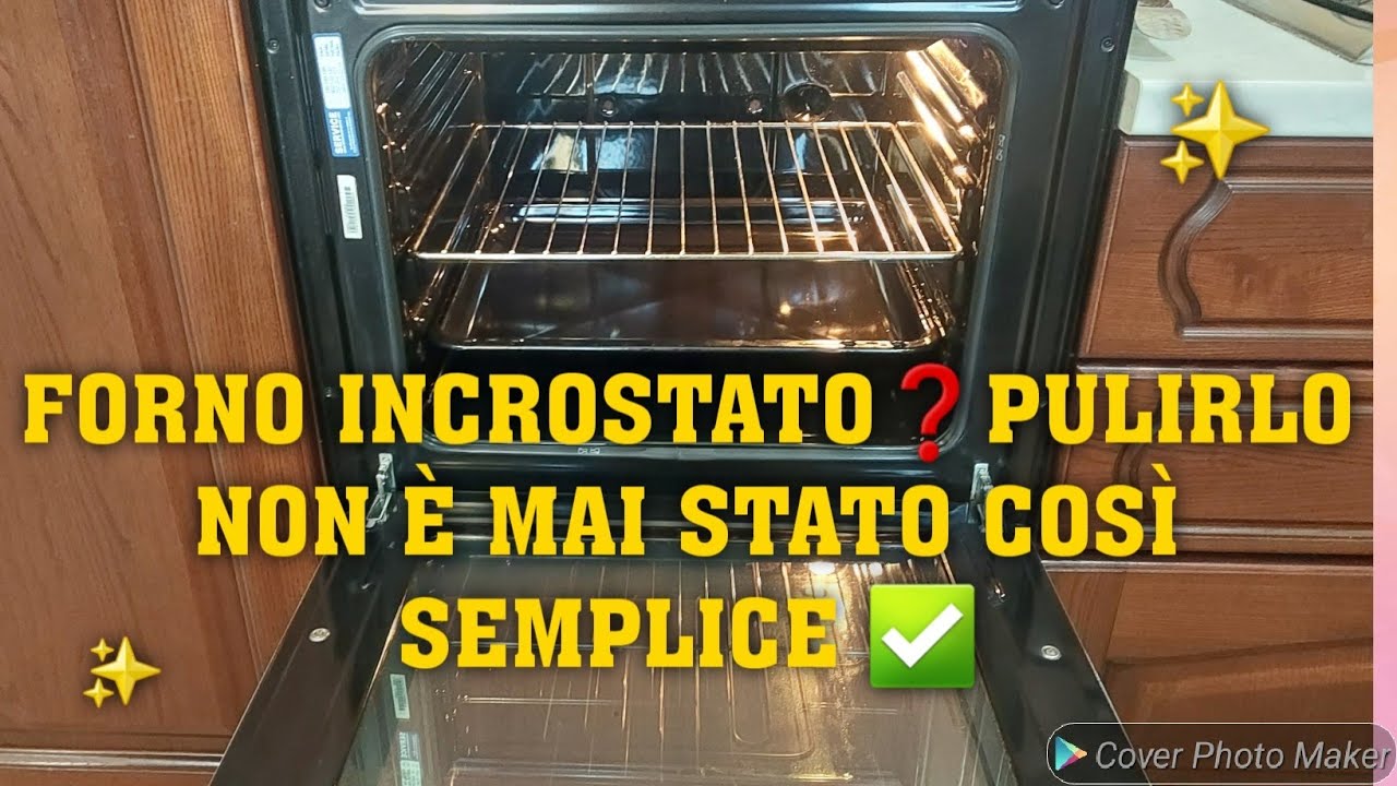 FORNO INCROSTATO❓️PULIRLO NON È MAI STATO COSÌ SEMPLICE😲‼️✅️#FORNO #cleaning #clean #tutorial