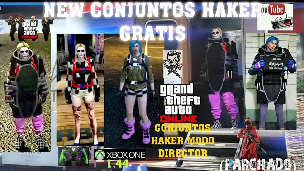 NEW CONJUNTOS HAKER GRATIS (GTA V ONLINE 1.44) XBOX ONE/PS4(PARCHADO)