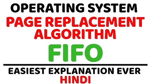 FIFO Page Replacement Algorithm Explained with Example in Hindi