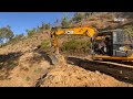 Masterful JCB Operator Builds Wide Road on a Hill | Heavy Equipment at Work | Video Compilation