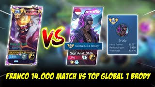 GLOBAL 1 FRANCO VS SIGIT *STARBOY VILLAIN* ANAK BUAH SIWA - MLBB
