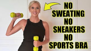 MY EASY AT HOME WORKOUT ROUTINE THAT ACTUALLY WORKS! (No Gym Needed) Women Over 50