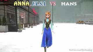 Anna Elsa Vs Hans