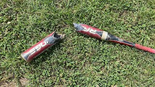 Breaking a composite baseball bat