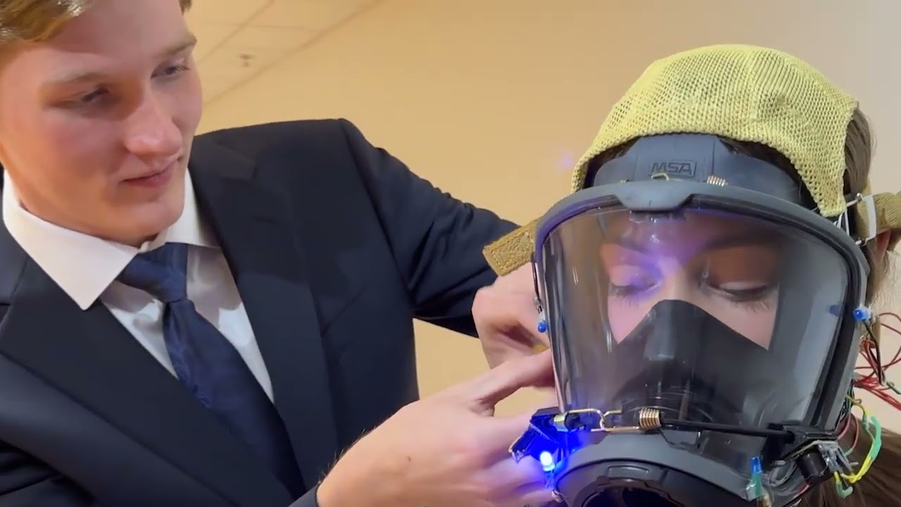 Students at The Governor’s School @ Innovation Park develop safer mask for firefighters