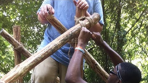 Scouing America: How to Tie the Mark II Square Lashing