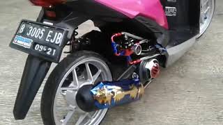 Modifikasi Beat New Super Pink Konsep Babylook