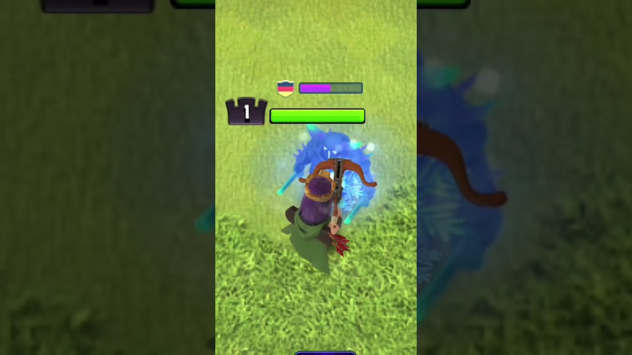 Max PEKKA vs Level 1 Archer Queens Frozen Arrow+Giant Arrow - Clash of Clans