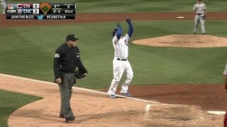 CIN@CHC: Castillo hits pinch-hit two-run shot in 8th