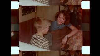 Hayward and Rehn's Family Christmas in 1961 at 319 Reed Ave in Reedley California