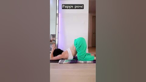 Puppy Pose Yoga for Spine & Shoulder Relief!
