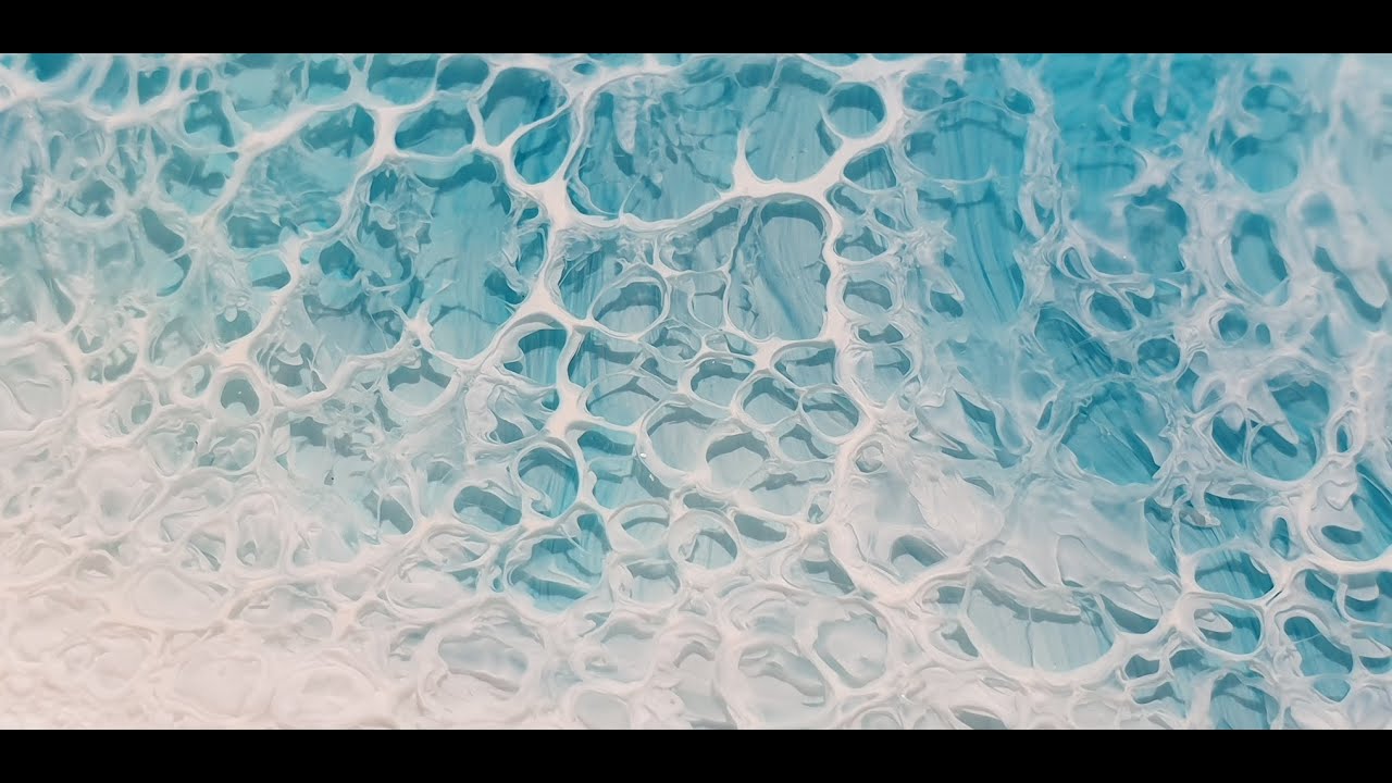 #40. Frothy Resin Waves on a Double Sided Resin Disc - YouTube