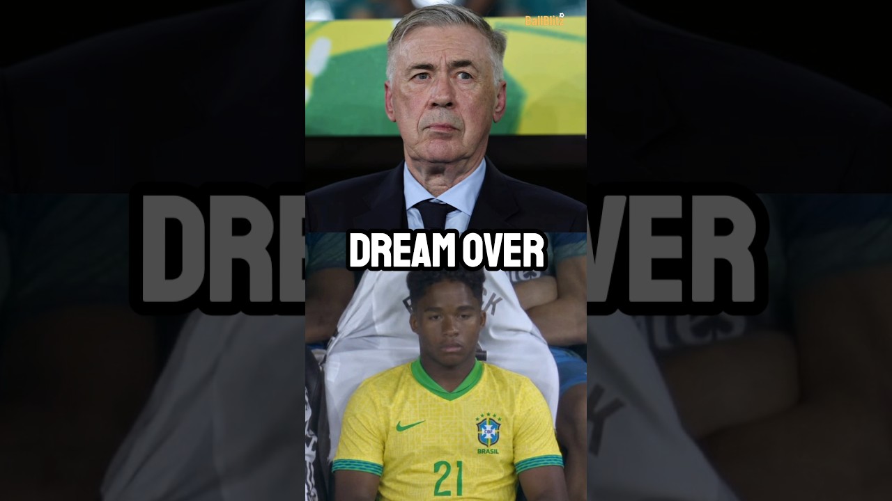 Ancelotti ended Endrick's World Cup dream completely! 😳💔"