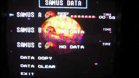 Super Metroid (SNES) 59m Save File at Tourian [CRT TV and Console]