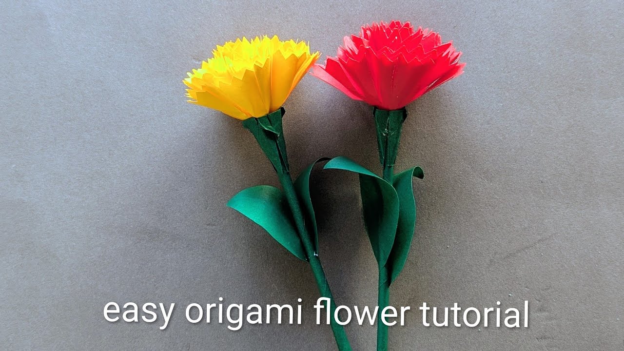 Charming Paper Flower DIY|| Easy Origami Flower Tutorial||Create Stunning Paper Blooms