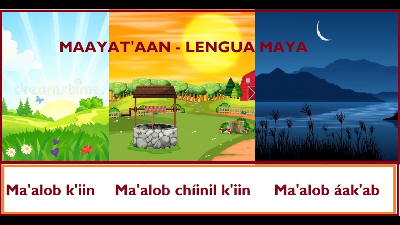 Buenos días, tardes y noches en la lengua maya - YouTube