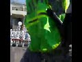 La banda de guerra del colegio Litoral de Caracollo se presenta en la plaza San Francisco - La Paz