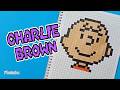 COMO DIBUJAR A CHARLIE BROWN paso a paso PIXEL ART - PIXELADOS