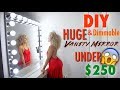 DIY Vanity with Dimmable lights for under $250 (50 Inch Vanity)