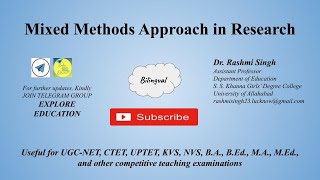 Mixed Methods Approach in Research