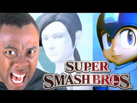 MEGA MAN & WII FIT in SUPER SMASH BROS : Black Nerd RANTS