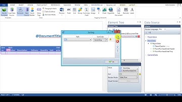 Docentric AX - Design reports such as Purchase order in MS Word