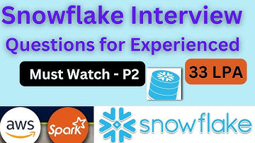 Snowflake Interviewvragen en antwoorden voor 3-9 jaar ervaring | Data Engineer | Much Watch | P2
