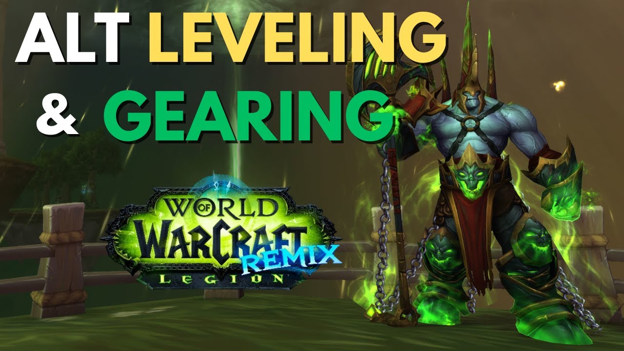 Leveling Alt Army & Pushing Main to 740 iLvl in Legion Remix LIVE - YouTube
