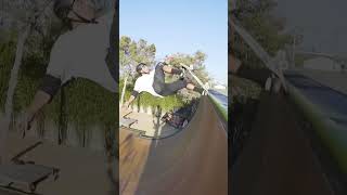 Skateboarding Rodeo on Mega Ramp #shorts