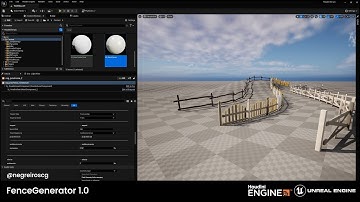 Fence Generator - Houdini and Unreal Engine 5