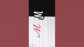 M Cursive fonts style l sagor