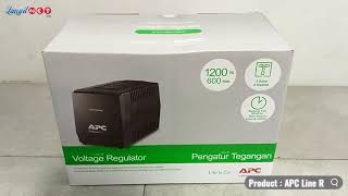 APC Line R 1200VA Automatic Voltage Regulator, 3 Universal Outlets, 230V - (92563)
