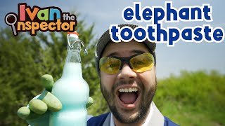 Science Experiments For Kids Ivan Inspects Elephant Toothpaste