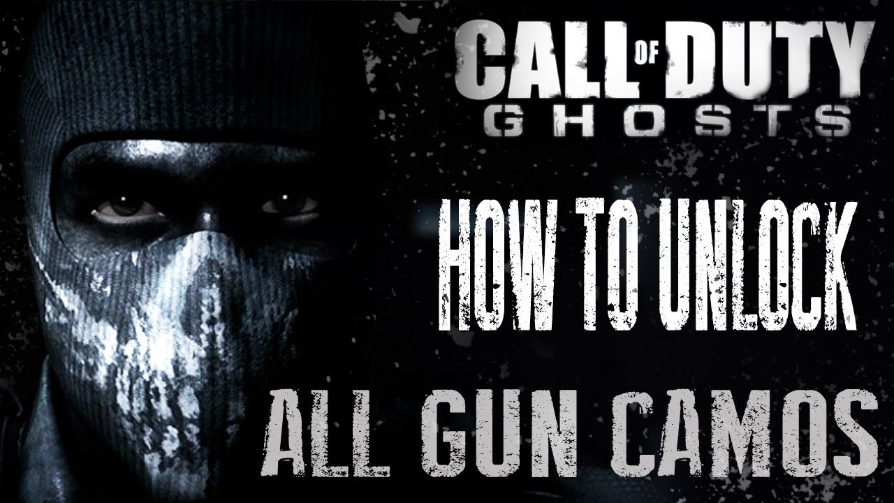 UNLOCK ALL WEAPON CAMOS IN CALL OF DUTY GHOSTS!!! | LEGIT HOW TO |