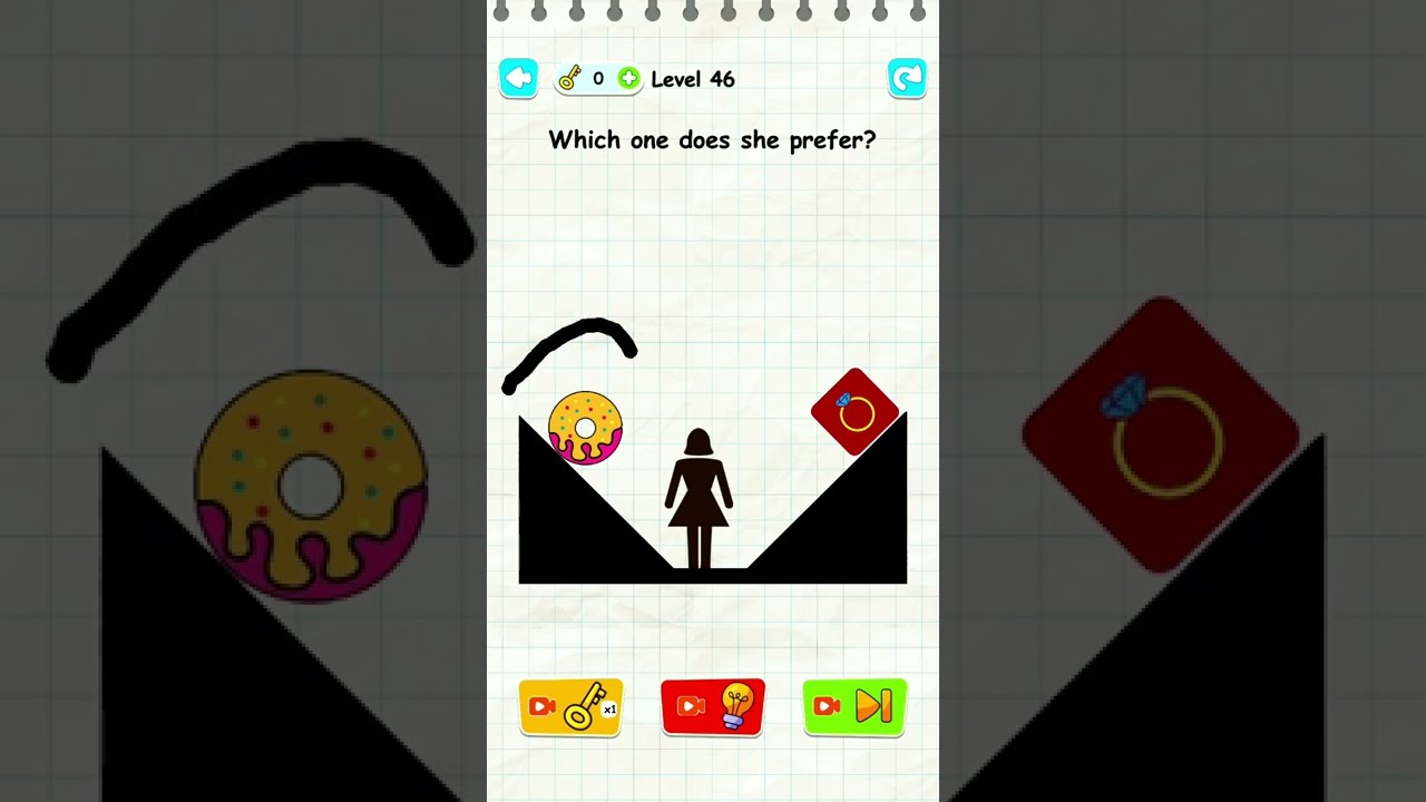 Draw Two Save: Save the man Level 46 | Android Gameplay Walkthrough 