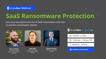 SaaS Ransomware Protection Webinar
