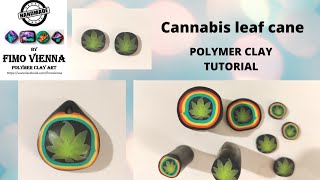 Cannabis Cane Polymer Clay Cane Tutorial