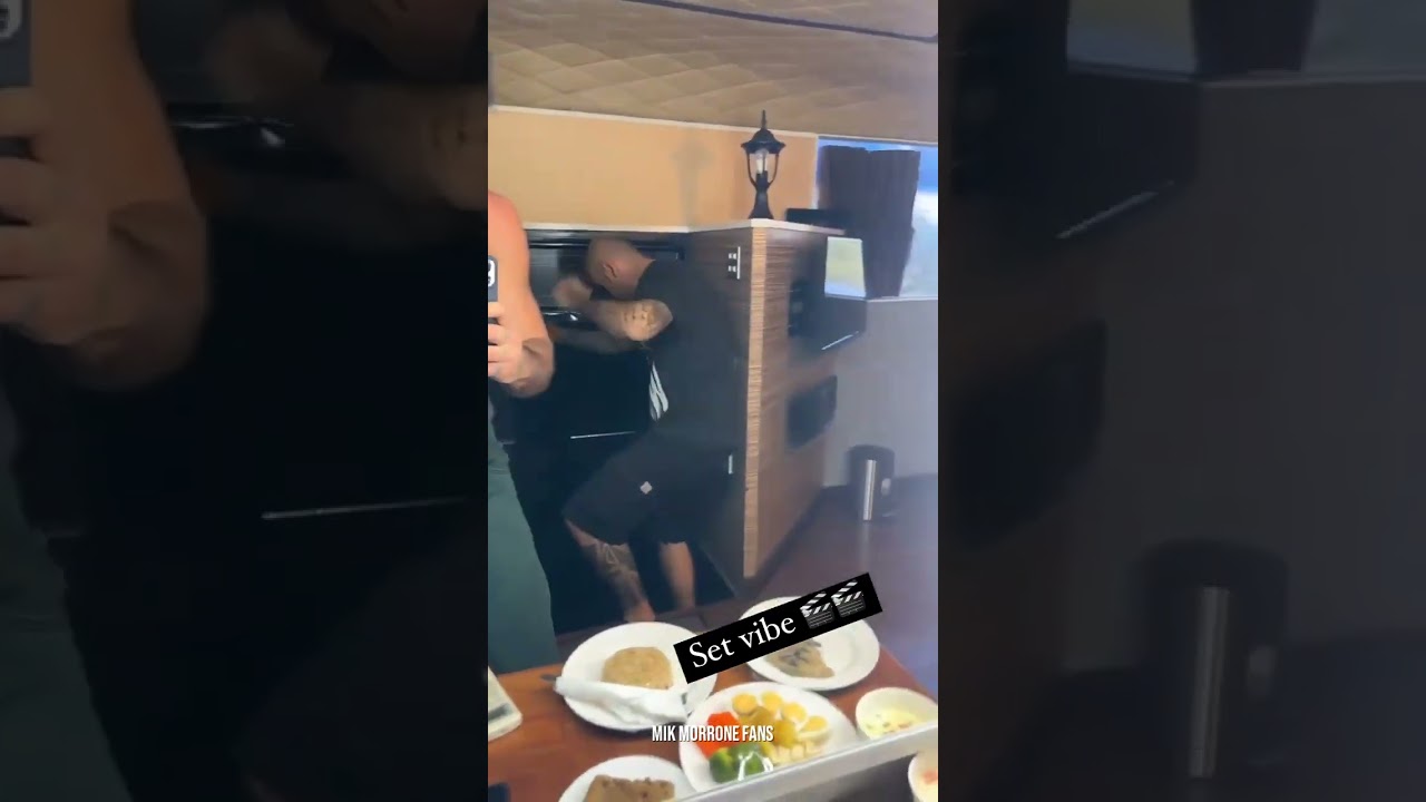 Michele Morrone and Mattia dancing on set of "Home Sweet Home: Rebirth"