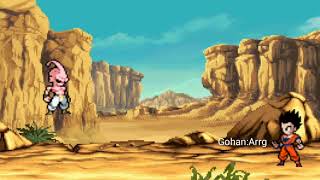 Animação Sprite: #2 gohan vs majin boo
